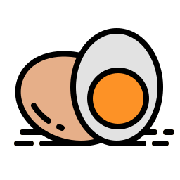 Органические яйца иконка