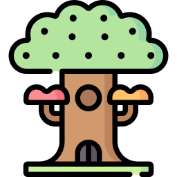 Tree house icon