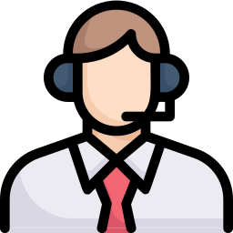 Customer service agent icon