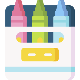 Pencil crayons icon