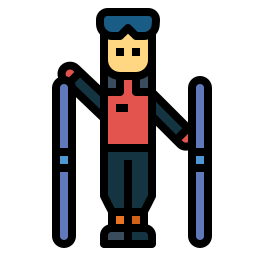 스키 타는 사람 icon