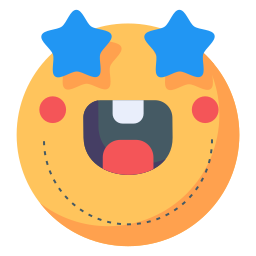 Excited icon