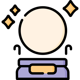 Crystal ball icon