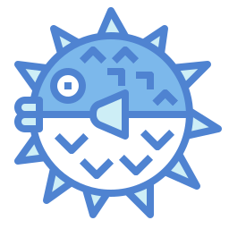 Puffer fish icon