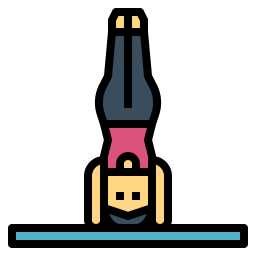 Yoga pose icon