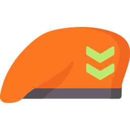 Military hat icon