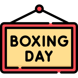 Boxing day icon