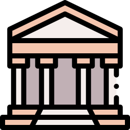 griekse tempel icoon