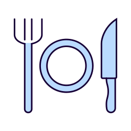 Spoon and fork icon