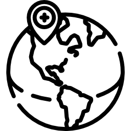 地図と国旗 icon