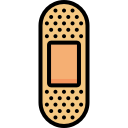 apósito adhesivo icono