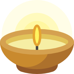 Oil lamp icon