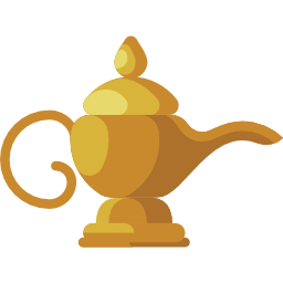 Oil lamp icon