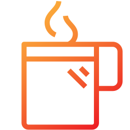 Hot coffee icon