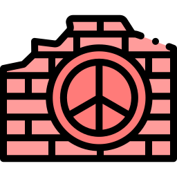 Berlin wall icon