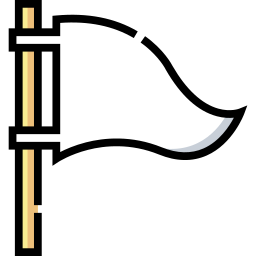 bandeira branca Ícone