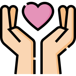 Open hands icon