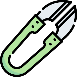 Sewing scissors icon