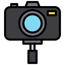 support de caméra Icône
