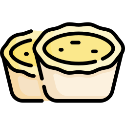 Egg tart icon