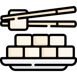 smażone kulki twarogowe z tofu ikona