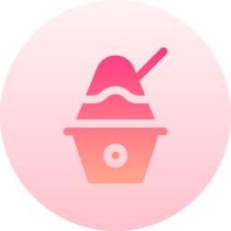 Shaved ice icon