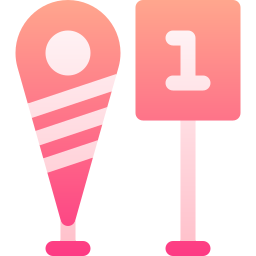 omlaag-indicator icoon