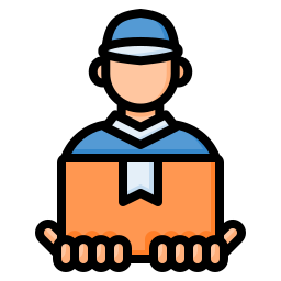 Delivery courier icon