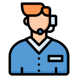 Customer service agent icon