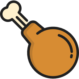 Chicken leg icon