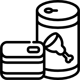 Canned food icon