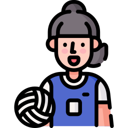 Volleyball player icon