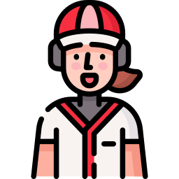 Baseball player icon