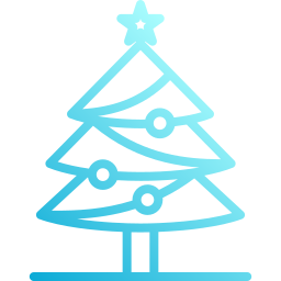 árbol de navidad icono