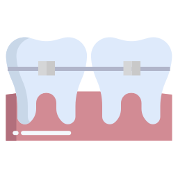 un appareil dentaire Icône