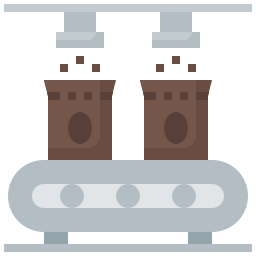 Coffee production icon