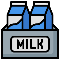 Коробка для молока иконка