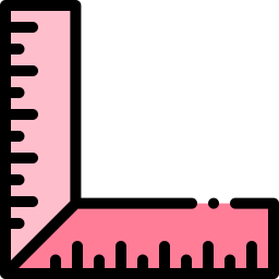 Square ruler icon