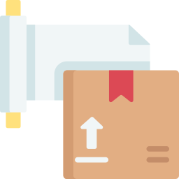 Stretch wrapping icon