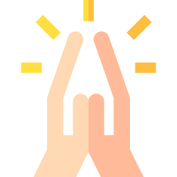 modląc się ikona