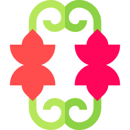 diseño floral icono