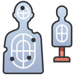 Shooting target icon