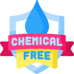 libre de químicos icono