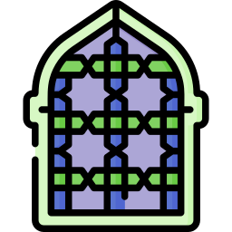 buntglasfenster icon