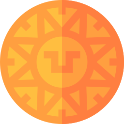 calendrier aztèque Icône