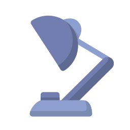 Bedroom lamp icon