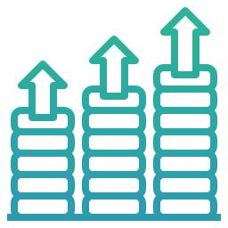 croissance Icône