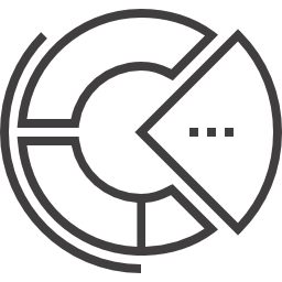 diagramme circulaire Icône