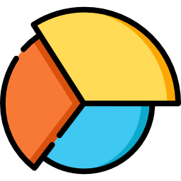 diagramme circulaire Icône