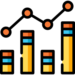 diagramme à bandes Icône